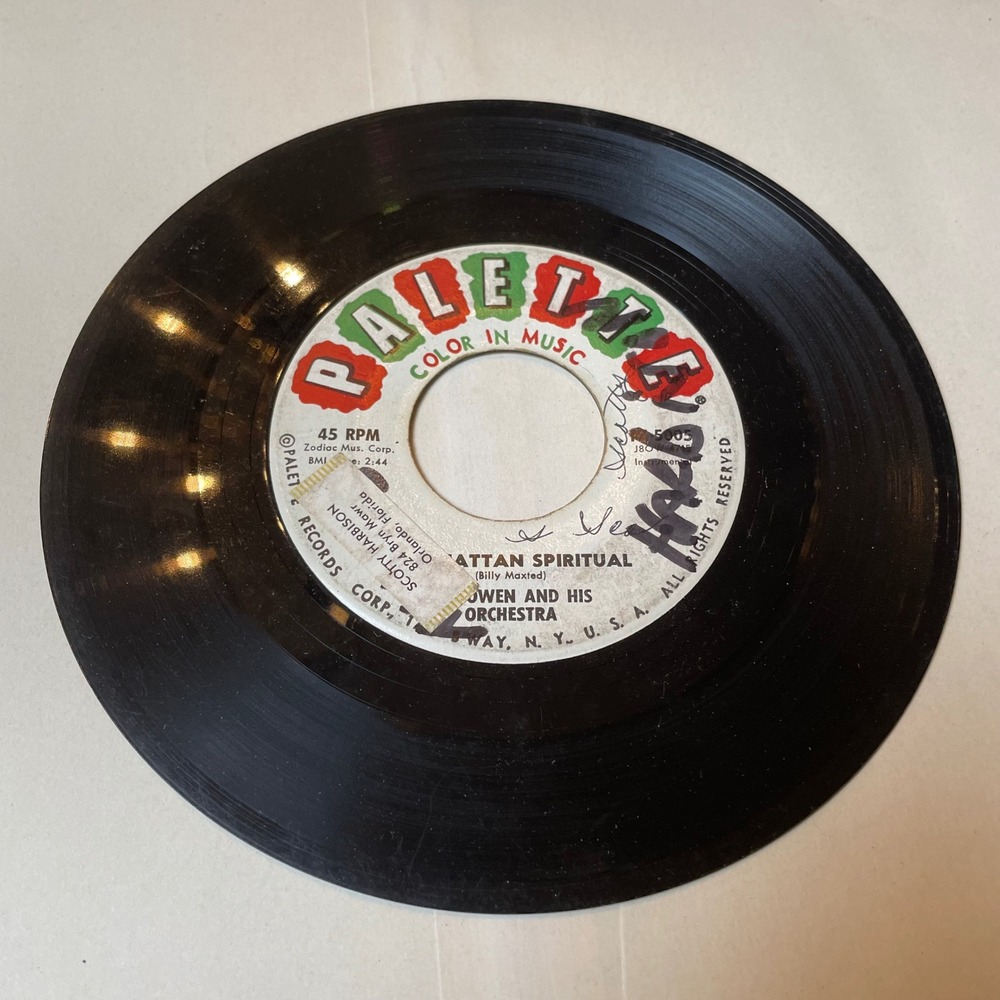 Manhattan Spiritual / Ritual Blues - Reg Owen Orchestra - 45 RPM‎ Record